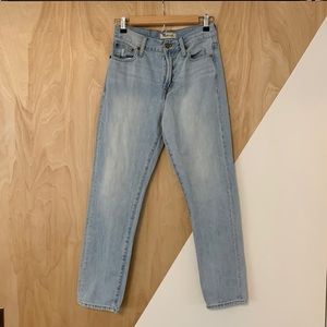 Madewell The Perfect Vintage Jeans light wash Sz 25 c2819